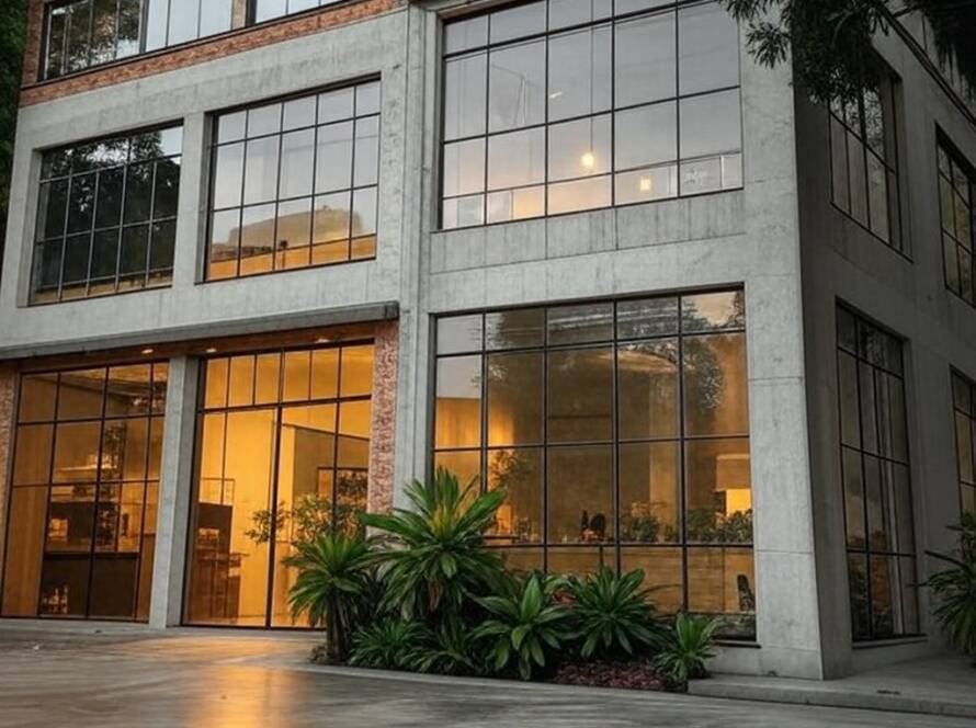 Antigo frigorífico transformado em espaço de hospitalidade Meshek por Yellow Architects, com arquitetura inovadora no Brasil.