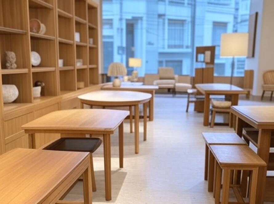 Loja de design em São Paulo com reedições icônicas de móveis de Paul László pelo relançamento da Ecart.