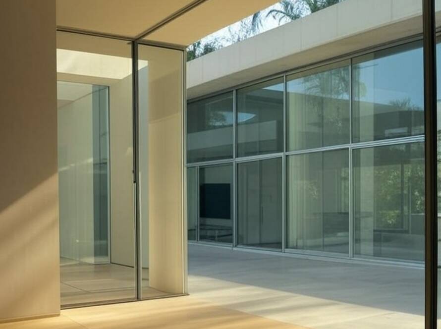 Residência minimalista inovadora em São Paulo com ênfase em luz natural e design arquitetônico clean.