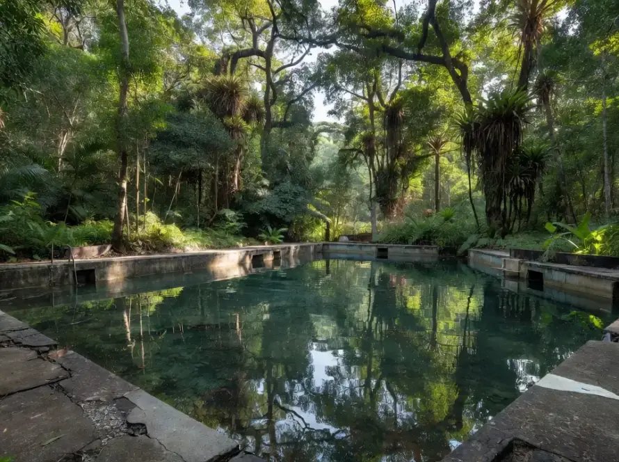 Piscina Forest Pool reaberta em Liberec após abandono e incêndio