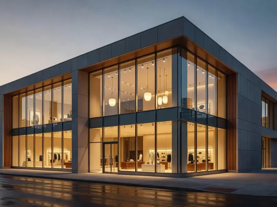 Fachada da nova flagship store da Luminaire Authentik em Toronto